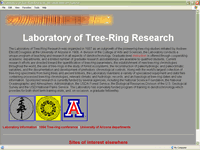 homepage of the 1995 to 1999 version of the LTRR website