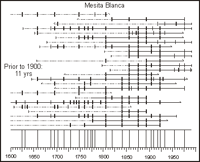 El Malpais Mesita fire graph