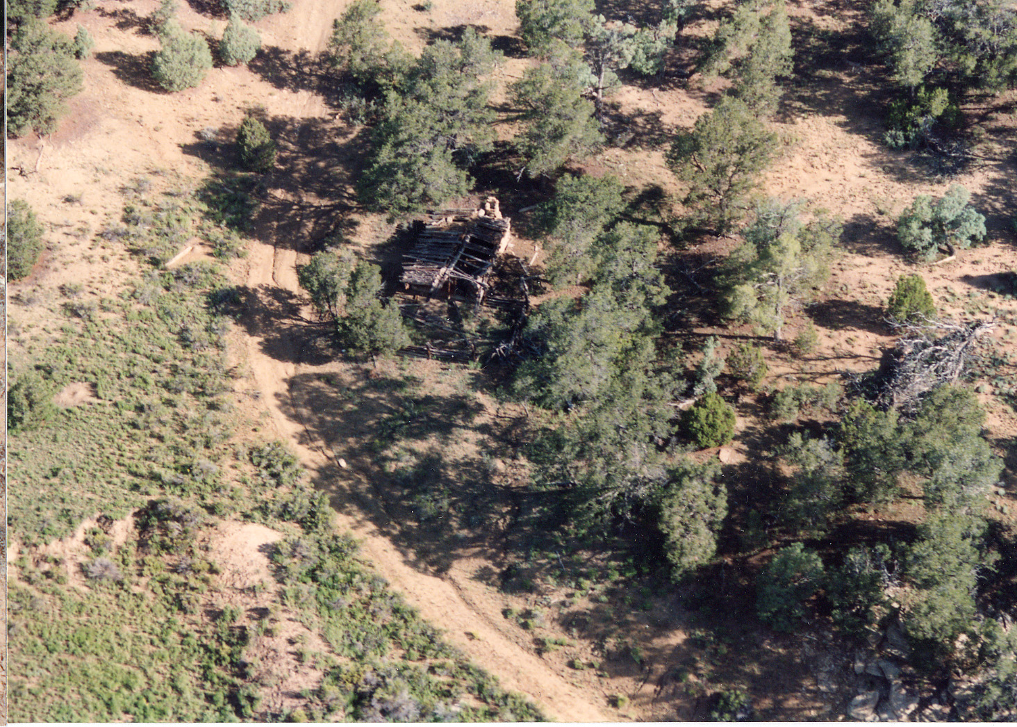 overhead view of environment