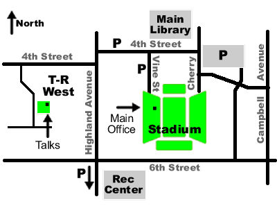 map to the Laboratory of Tree-Ring Research