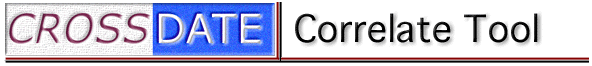 CROSSDATE Correlate Tool