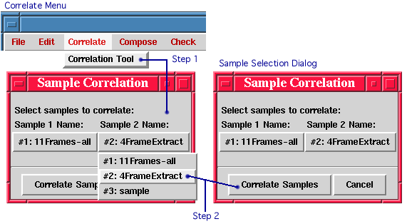 Figure 2.1 - User Interaction Menu Command Sequence